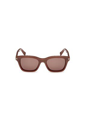New Zegna Men's Sunglasses Brown Lens Injected Frame EZ0303 47E 54